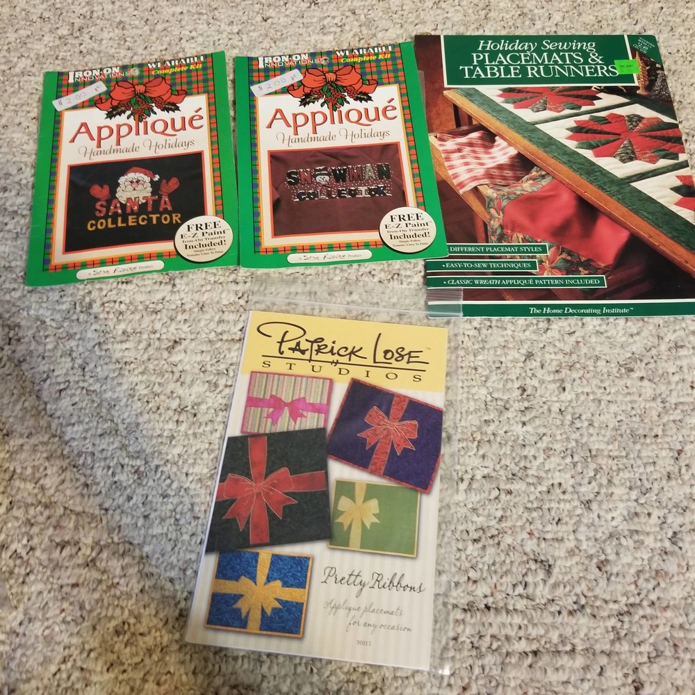 CHRISTMAS APPLIQUE IRON ON PRECUT‎ DESIGN Kit